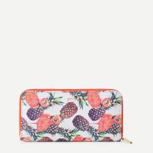 Shein Pineapple Print Pu Wallet
