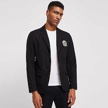 Shein Men Pocket Front Notch Neck Blazer