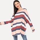 Shein Oversized Striped T-shirt
