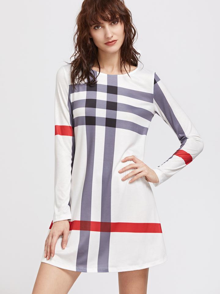 Shein Striped Tee Dress