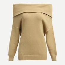 Shein Fold Over Bardot Jumper