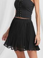 Shein Elasticized Waist Pleated Circle Skirt