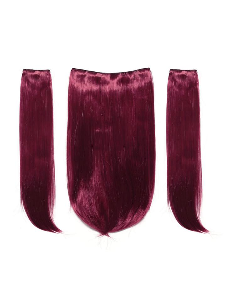Shein Clip In Straight Hair Extension 3pcs