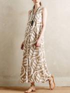 Shein Sleeveless Print Causal Dress
