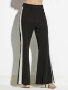 Shein Contrast Side Flare Pants