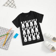 Shein Girls Animal Print T-shirt