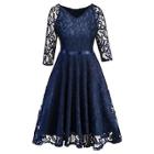 Shein 50s Self Tie Lace Dress