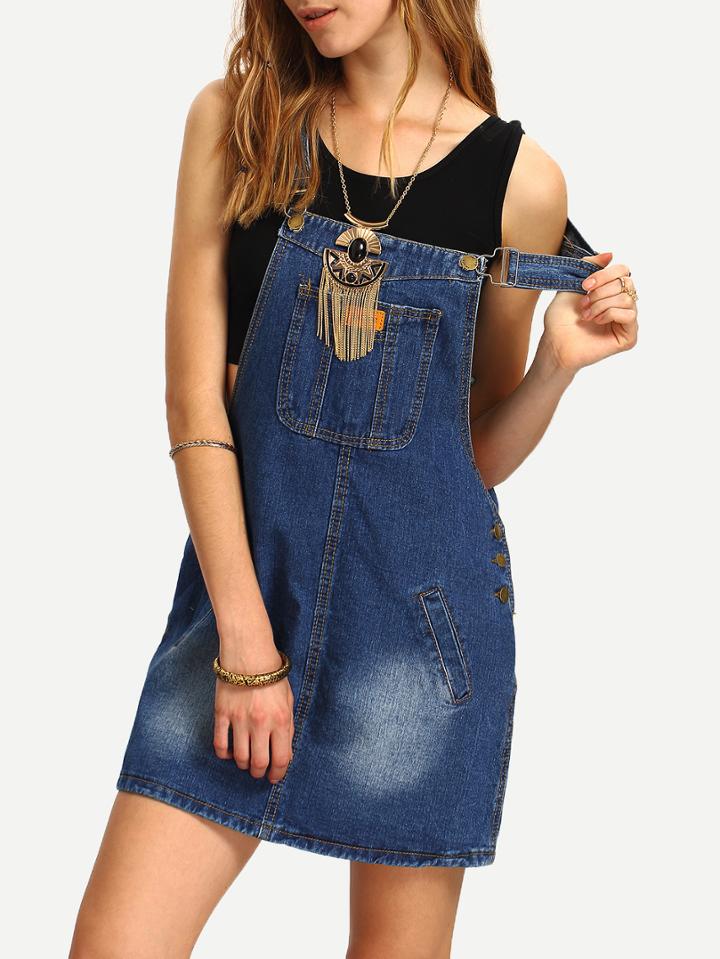 Shein Denim Overall Dress