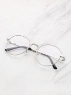Shein Metal Frame Clear Lens Round Glasses