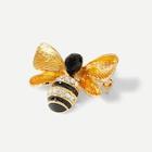 Shein Bee Design Brooch With Rhinestone