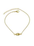 Shein Gold Rhinestone Charm Bracelets & Bangles Women