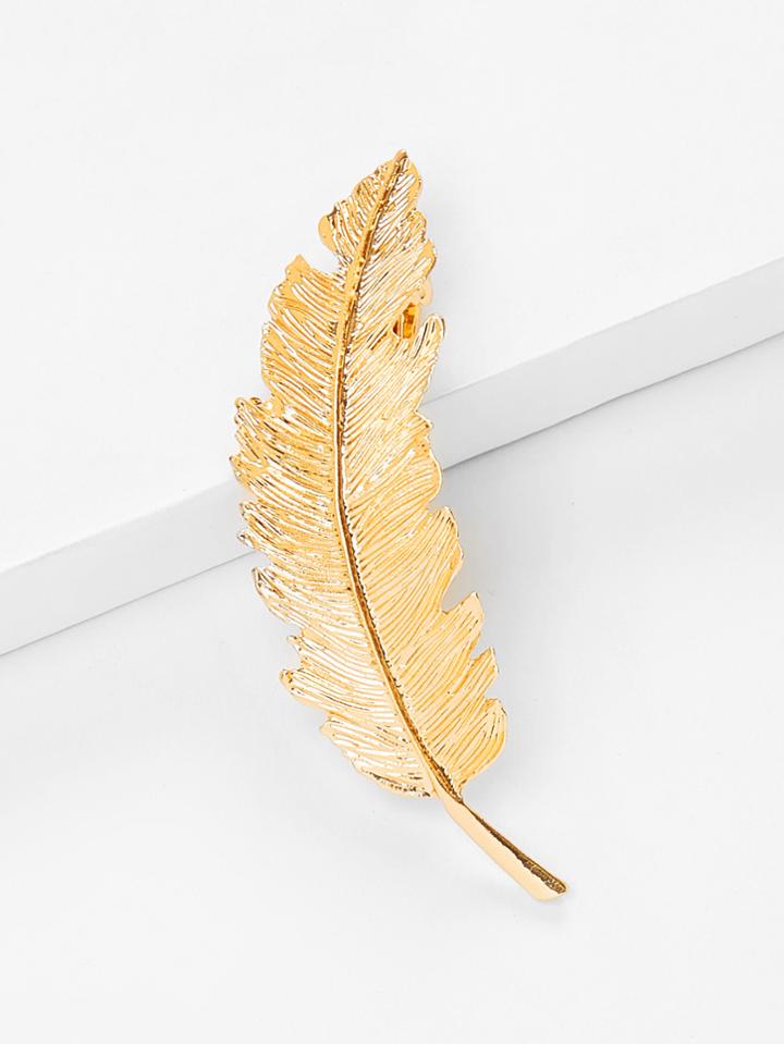 Shein Feather Shaped Hair Clip