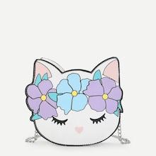 Shein Animal Shaped Crossbody Chain Bag