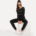 Shein Crop Tunic Pullover & Pants Co-ord