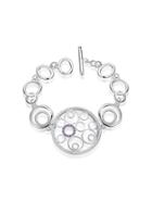 Shein Hollow Out Circle Link Bracelet