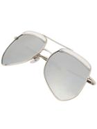 Shein Sheer Bowline Assymetrical Lenses Sunglasses