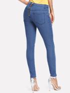 Shein Zip Back Skinny Jeans