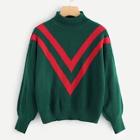 Shein Drop Shoulder Chevron Jumper