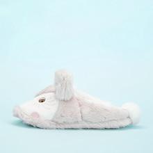Shein Cartoon Ear Decor Fluffy Slippers