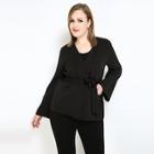 Shein Plus Surplice Wrap Peplum Blazer
