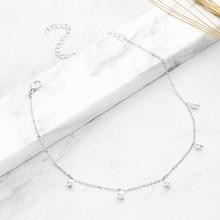 Shein Faux Pearl Embellished Chain Necklace