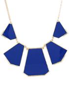 Shein Blue Collar Geometry Irregular Pendant Necklace