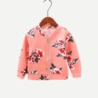 Shein Girls Floral Print Jacket