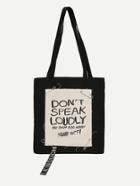 Shein Slogan Ribbon Detail Tote Bag