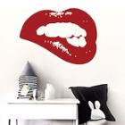 Shein Lip Print Wall Sticker
