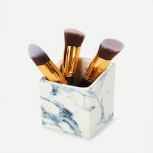 Shein Howlite Pattern Makeup Brush Holder