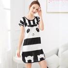 Shein Panda Print Striped Night Dress