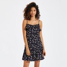 Shein Ruffle Trim Ditsy Cami Dress
