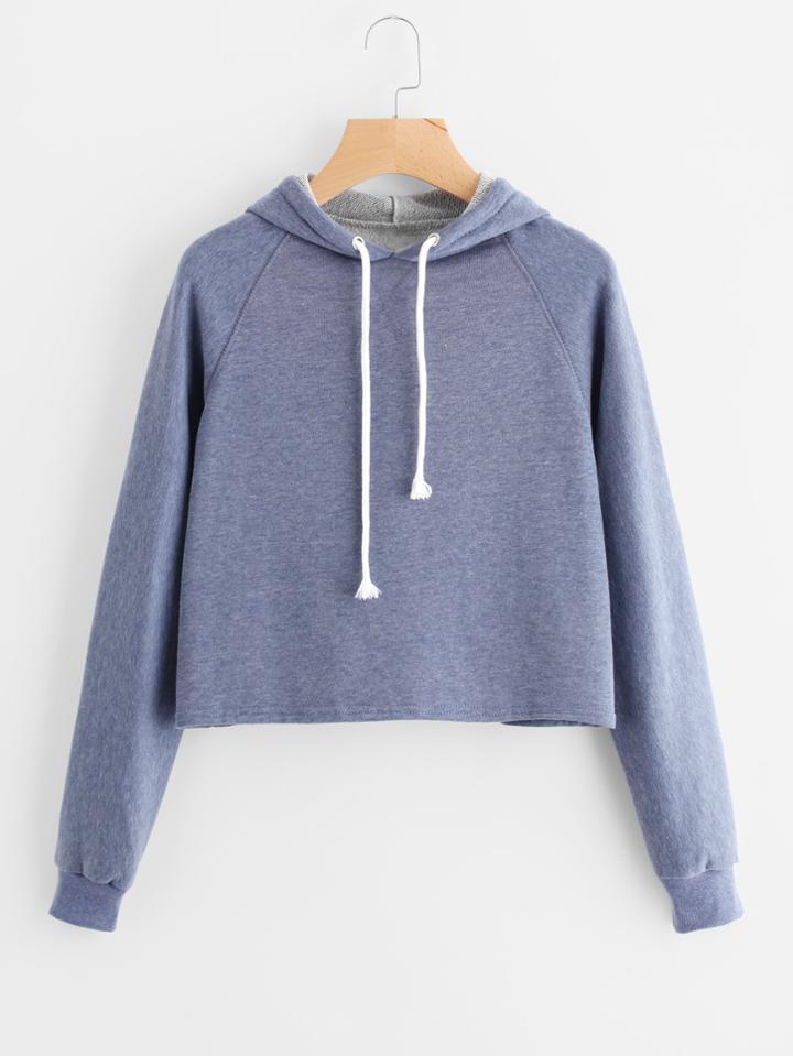 Shein Raglan Sleeve Hoodie