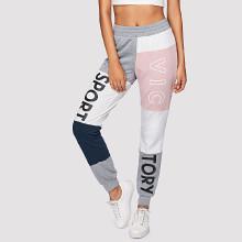 Shein Cut And Sew Letter Print Sweatpants