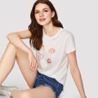 Shein Cartoon Figure Print T-shirt