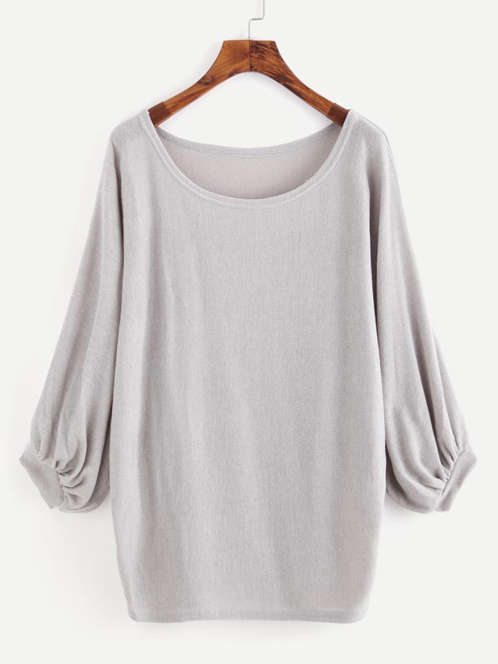 Shein Bishop Sleeve T-shirt