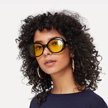 Shein Contrast Frame Tinted Lens Sunglasses