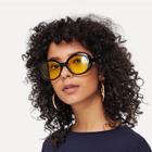 Shein Contrast Frame Tinted Lens Sunglasses