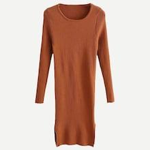 Shein Slit Side Sweater Dress