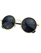 Shein Gold Rounded Fashion Sunglasses