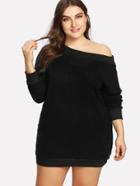 Shein One Shoulder Sweater Dress