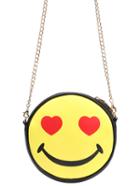 Shein Yellow Love Emoji Chain Bag