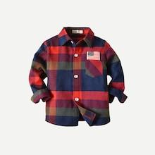 Shein Toddler Boys Plaid Shirt