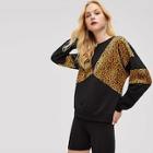 Shein Color Block Leopard Pullover
