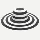 Shein Striped Design Floppy Hat