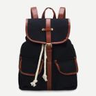 Shein Double Pocket Front Flap Backpack