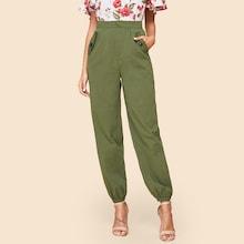 Shein 60s Flap Pocket Tapered Pants
