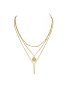 Shein Gold Long Multi Layers Chain Maxi Necklace