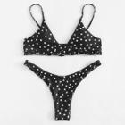 Shein Polka Dot Frill Bikini Set