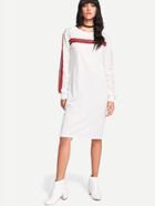 Shein Stripe Tape Detail Sweatshirt Dress